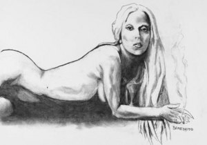 Малюнок оголеної Lady GaGa виставлять на аукціон
