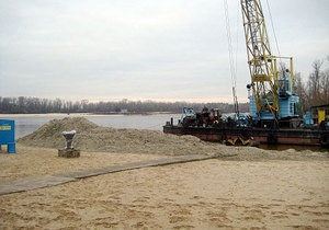 Київські пляжі і зони відпочинку біля води готують до зими