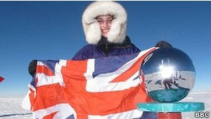 Британка стала наймолодшою завойовницею Південного полюсу