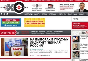 Сайти незалежних російських ЗМІ частково відновилися після хакерської атаки