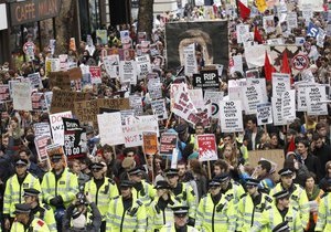 У Лондоні заарештовано 24 учасники студентського маршу