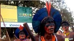 Бразильські індіанці зайняли місце будівництва греблі