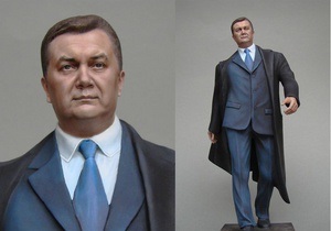 Адміністрація Медведєва замовила олов’яного Януковича за $15 тис