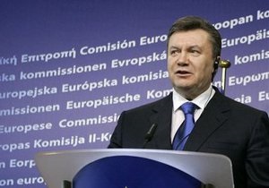У МЗС повідомили, коли Янукович відвідає Брюссель