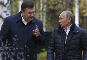 Янукович привітав Путіна з днем народження