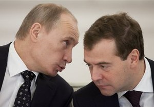 Путін запропонував Медведєву очолити уряд після президентських виборів