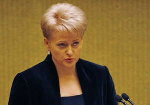 Президент Литви звинуватила білоруську опозицію в жадобі і дружбі з Росією