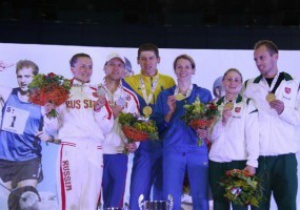 Украинцы завоевали золото в смешанной эстафете на ЧМ по современному пятиборью