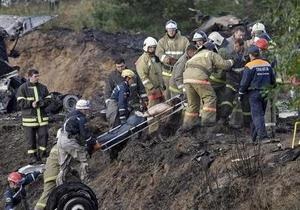 Ідентифіковано тіла чеських хокеїстів, які загинули під час аварії Як-42