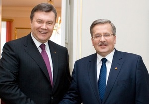 Стала відома дата візиту Януковича до Польщі