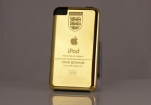 Сборная Англии подарила Бекхэму эксклюзивный iPod