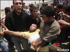 Ізраїль обстріляв палестинців на кордоні