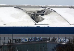 Обвалившаяся крыша Фелтинс Арены будет вскоре отремонтирована
