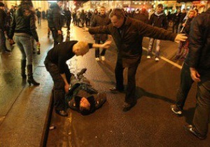 В Петербурге фанаты Зенита избили милиционера