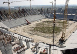 Каркас львівського стадіону готовий на 70%