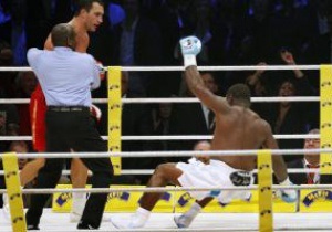 Фотогалерея: Сила прогресса. Владимир Кличко разгромил Сэмюэла Питера