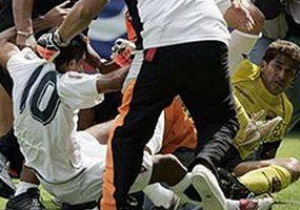 Встреча молодежных сборных Грузии и Армении закончилась инцидентом