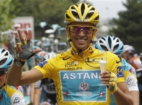 Контадор стал трехкратным победителем Тур де Франс