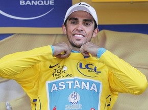 Тур де Франс: Контадор выходит в лидеры генеральной классификации