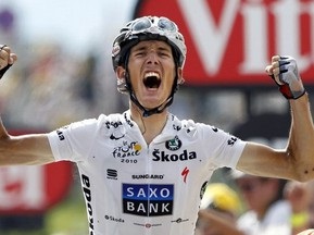Шлеек выиграл 8-й этап Тур де Франс