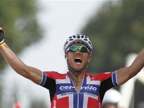 Хушовд стал лучшим на третьем этапе Тур де Франс