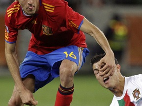 Фотогалерея: Роналдо безутешен. Испания выходит в четвертьфинал