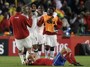 Фотогалерея: Восход Черной звезды. Гана побеждает Сербию