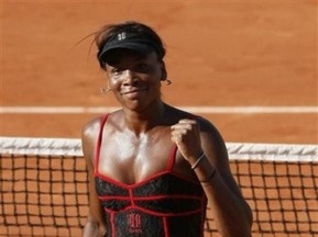 Roland Garros: Венус Вільямс легко виходить у друге коло