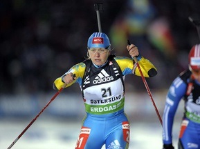 Оксана Хвостенко попала в десятку лучших снайперов мирового биатлона