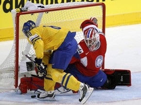 ЧМ по хоккею: Хет-трик Вейнхандля принес шведам победу над Норвегией