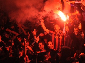 Болельщики Барселоны не дали выспаться игрокам Интера