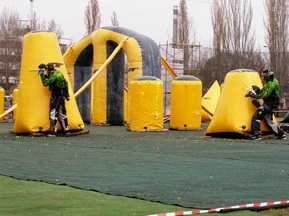 В Херсоне прошел первый этап Кубка Украины по пейнтболу