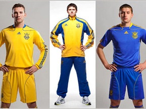 Сборная Украины переоденется в новую форму