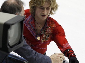 У российского фигуриста сломался конек на ЧМ-2010