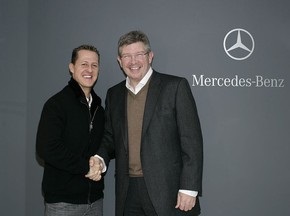 Браун не рассчитывает на победы Шумахера в этом сезоне