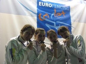 Фехтование: Украинки завоевали серебро Чемпионата Европы среди кадетов