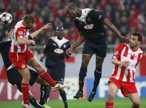 Олимпиакос - Бордо. Минимальный успех гостей