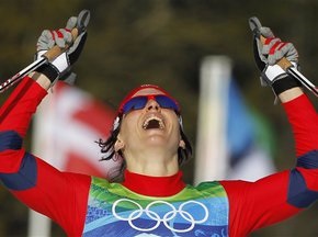 Бьорген впервые стала олимпийской чемпионкой