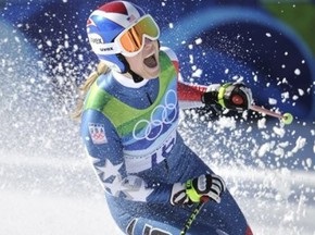 Линдси Вонн взяла первое олимпийское золото