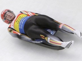 Санный спорт: Лидер второго заезда - Татьяна Хюфнер, украинки - во второй десятке