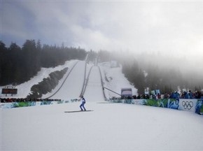 Лыжное двоеборье: Украинец финишировал последним в квалификации