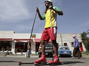 Эфиопский лыжник ищет на родине себе замену