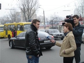 Андрей Шевченко разбил свой Porsche