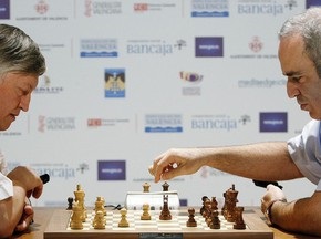 Шахматы: Матч Карпов-Каспаров перенесен на 2010 год
