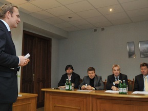 Руководство УЕФА посетило Львов