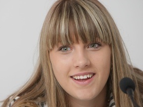 Фотогалерея: Ольга Харлан в гостях у Корреспондент.net