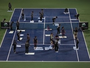 Теннис: Турнир в Токио может быть прерван из-за тайфуна