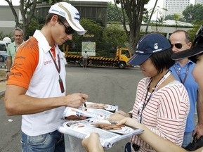 Гран-прі Японії: Сутіл був найкращим у другій практиці