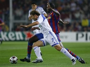 Динамо уступает Барселоне, но сохраняет лицо