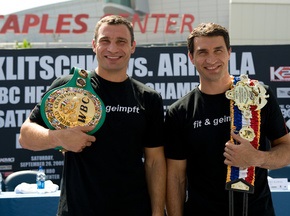 Владимир Кличко: Сейчас и так соперников не хватает, еще и с братом приходится делиться